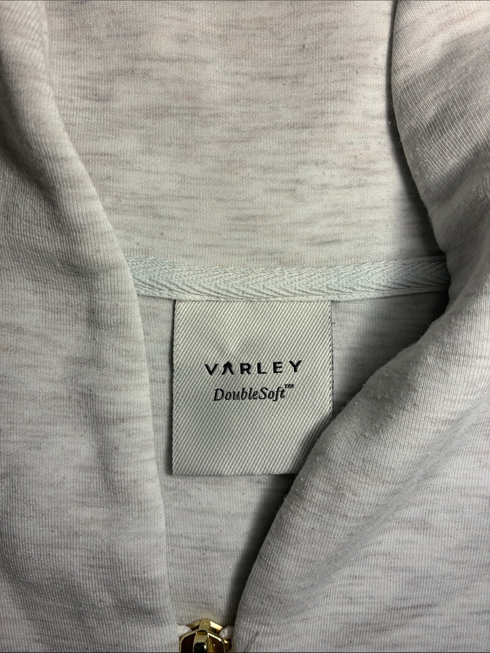 Varley Davidson Sweat Heather Gray Quarter-Zip Pullover Sweatshirt Women’s Sz S - Picture 2 of 11
